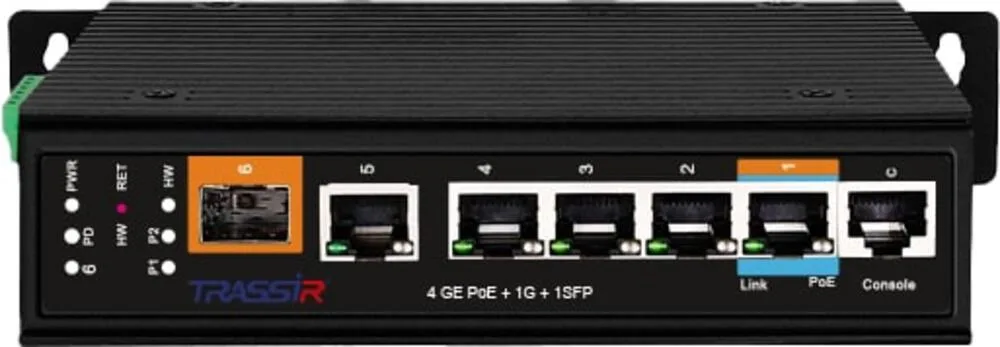 TRASSIR TR-NS25061S-180-4POE (D)