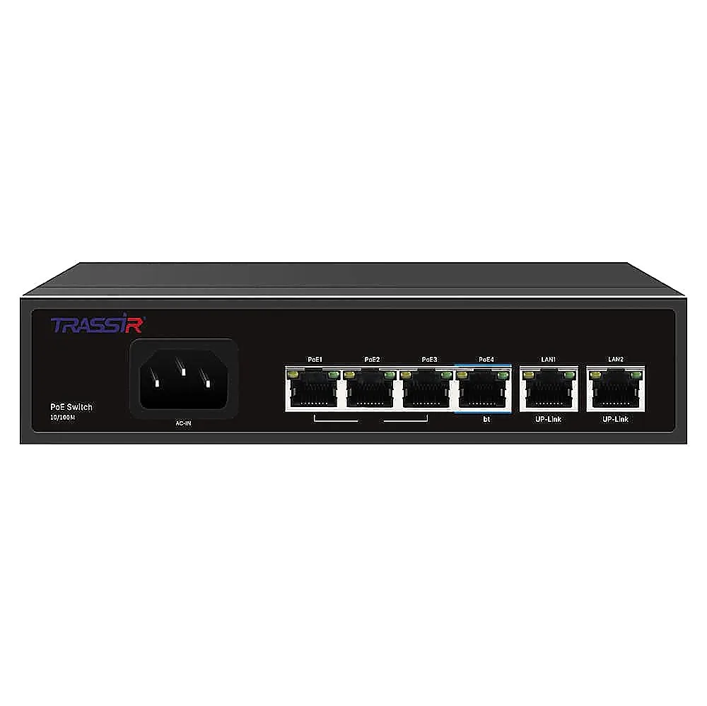 TRASSIR TR-NS1206-65-4PoE